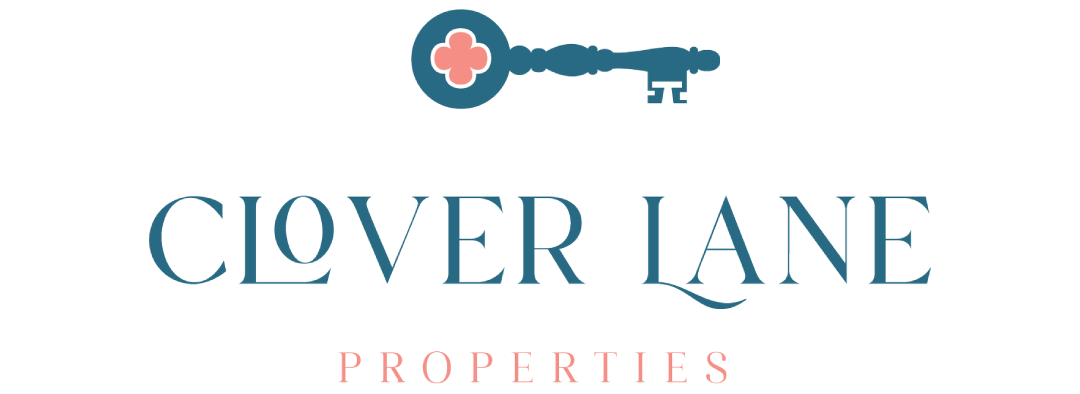 Logo with a vintage key and text 'River Lane Properties'.